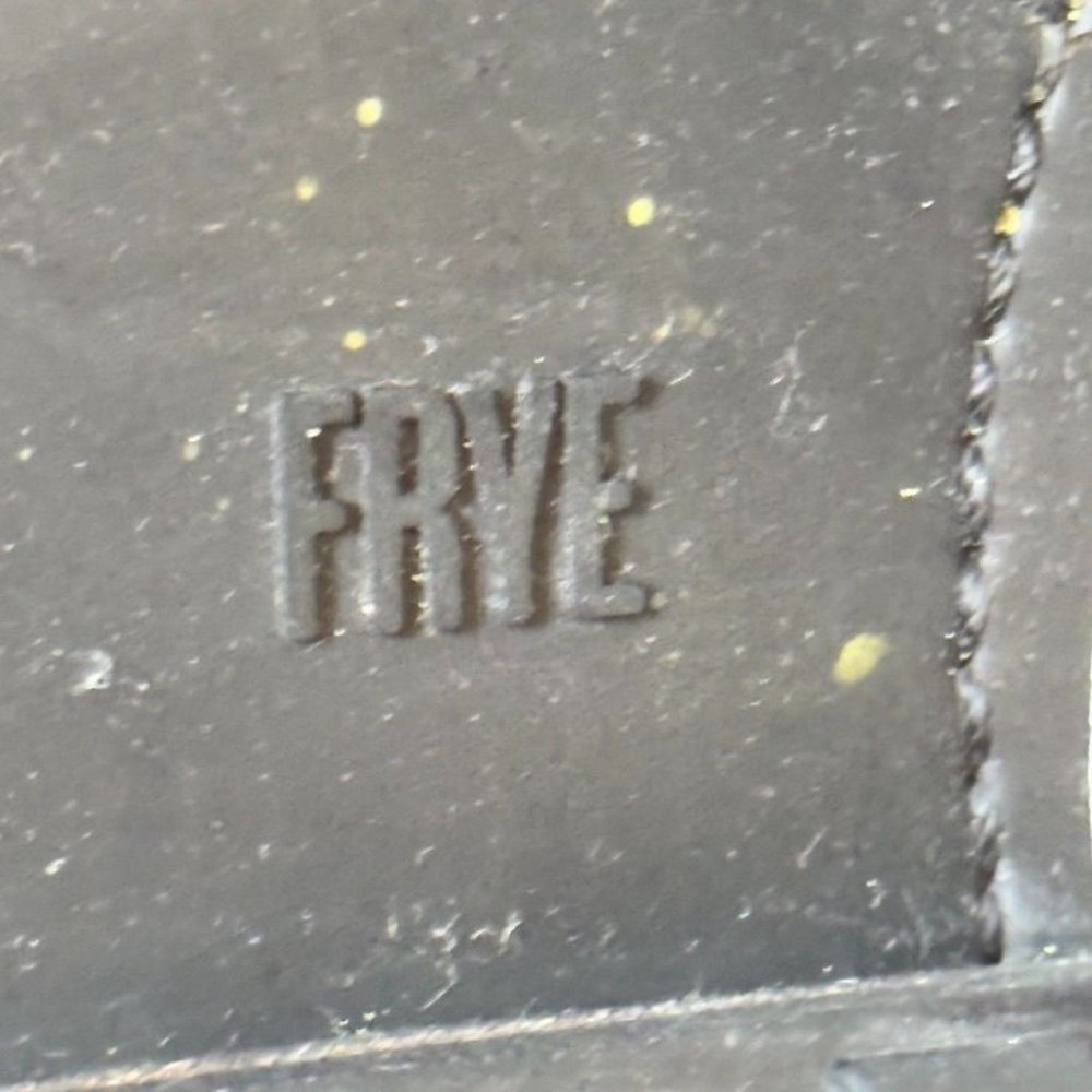 Frye Black Leather Buckle Ankle Boots - Picture 12 of 14